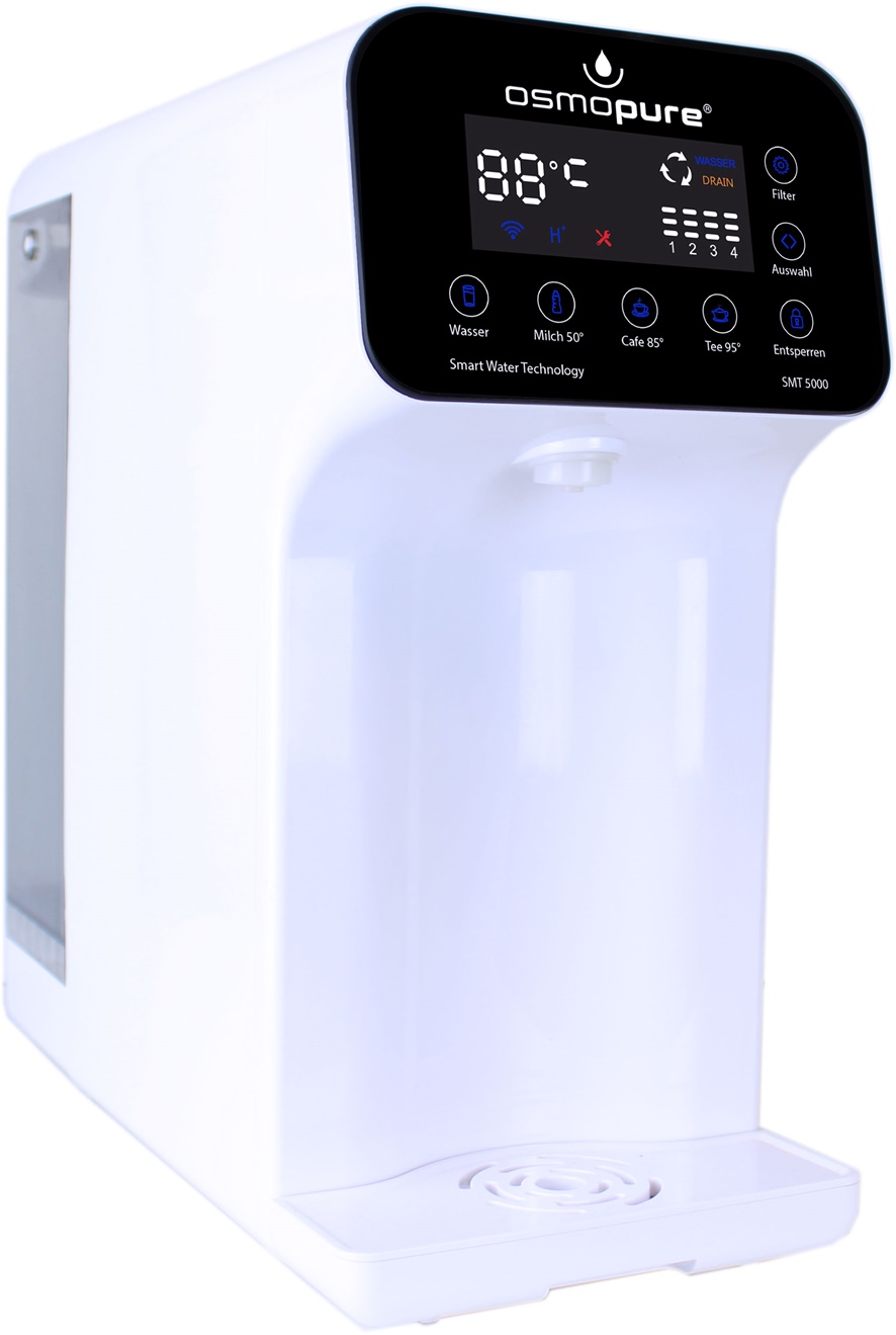 Wasserbar, Auftisch Osmosegerät - Auftisch OsmoseanlageSMT 5000 von Osmopure®. jederzeit sofort und überall schadstofffreies Trinkwassser, Osmosewasser